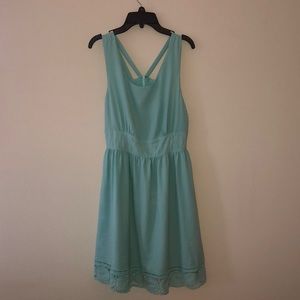 Baby blue dress